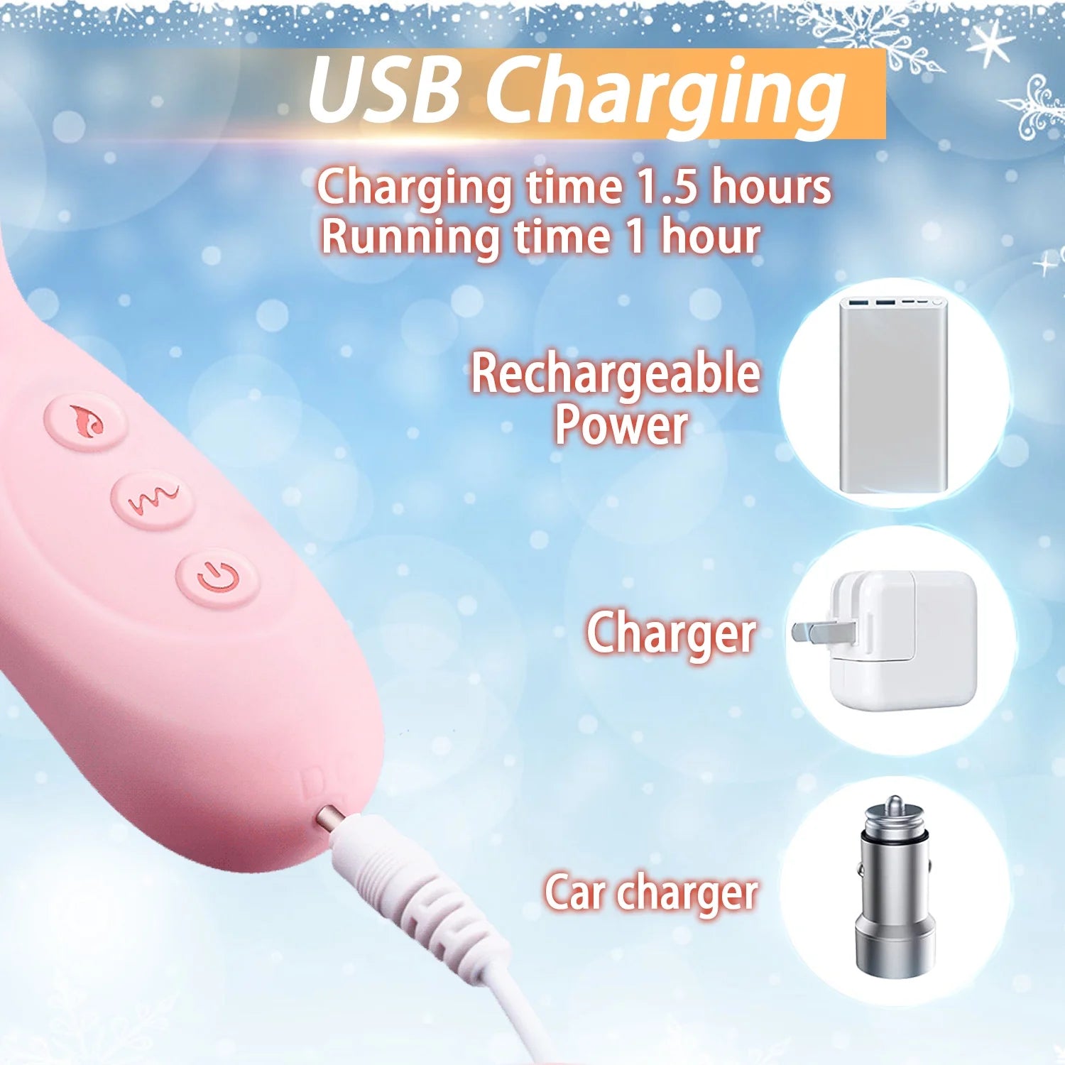 Thrusting Rabbit Vibrator for Women Pleasure Female Sex Toys with 7 Vibration & Telescopic & Rotating & Heating Mode, 5 in 1 Waterproof Adult Toy Silicone Stimulator for Couples